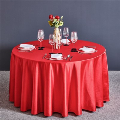 Fully Polyester Saten Table Cover